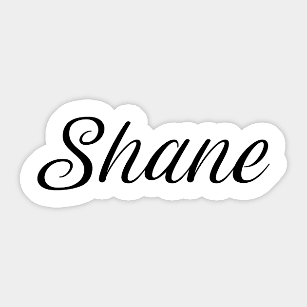 Name Shane Sticker by gulden